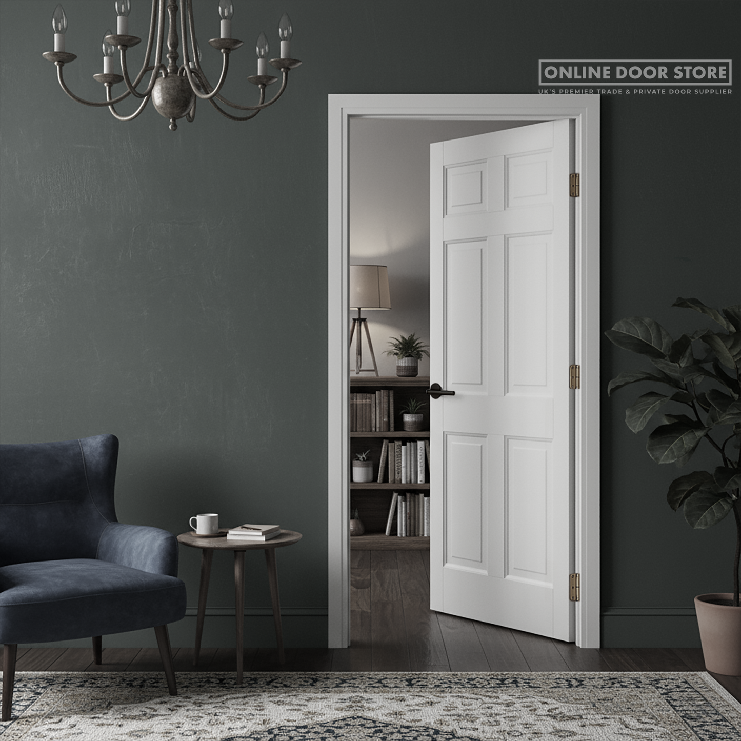 LPD White Regency 6-Panel Internal Door