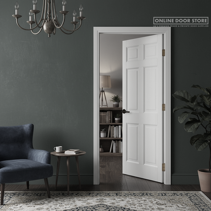 LPD White Regency 6-Panel Internal Door
