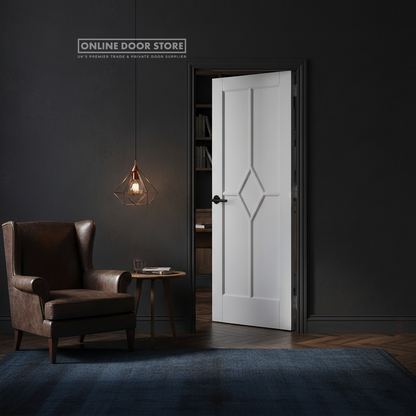 LPD White Reims FD30 Fire Door