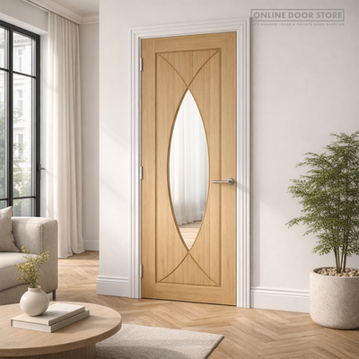 Deanta Amalfi Pre-Finished Oak Internal Glazed Door