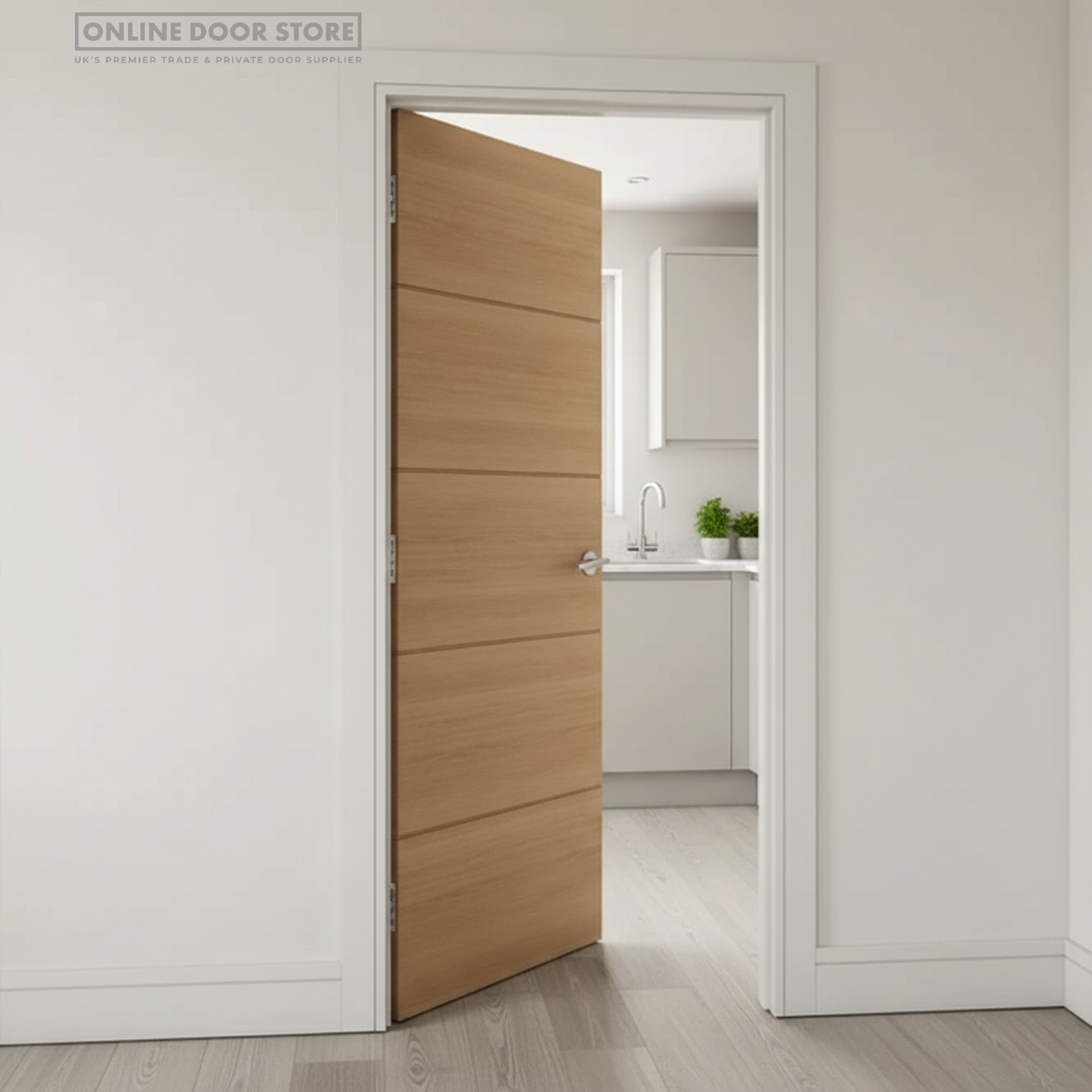 Deanta Augusta Prefinished Oak Internal Door