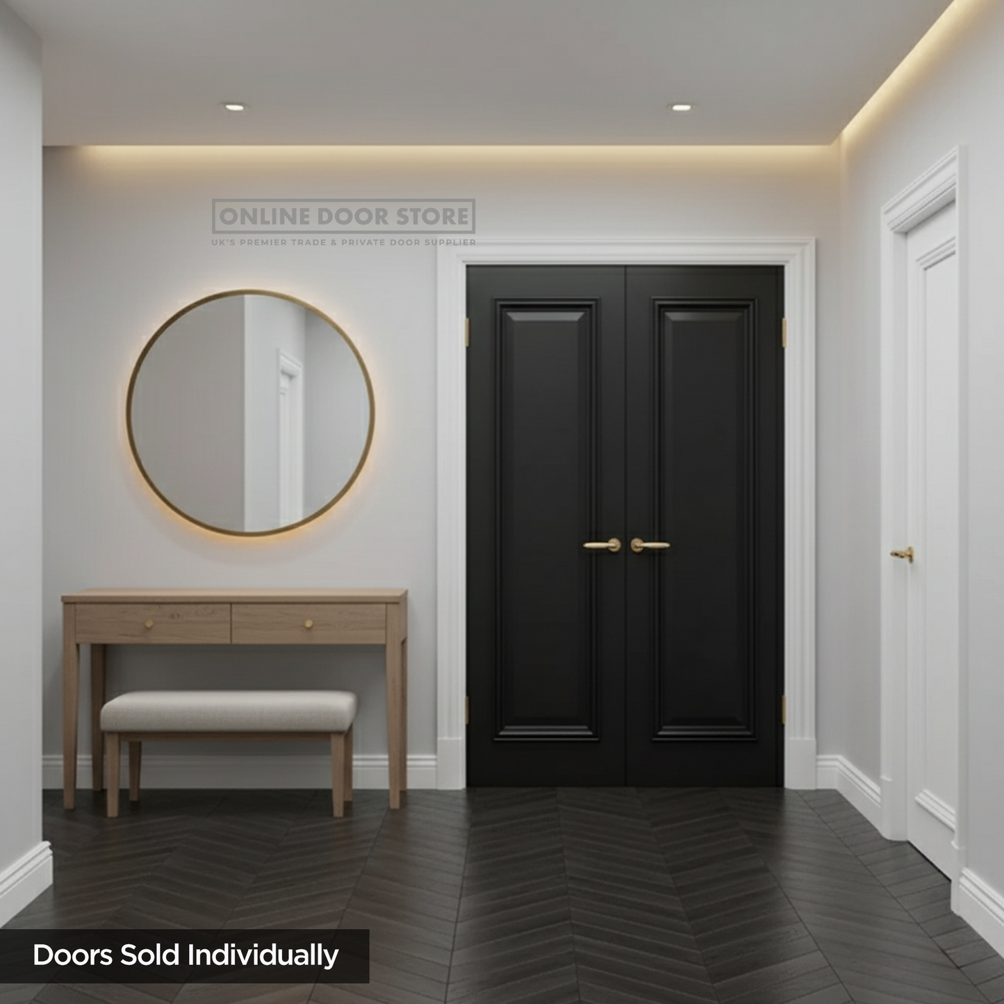 Deanta Blenheim Black Prefinished FSC Internal Door