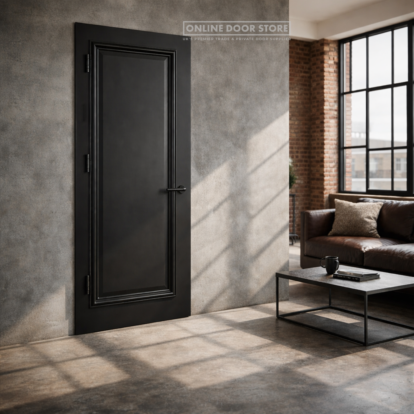 Deanta Blenheim Black Prefinished FSC Internal Door