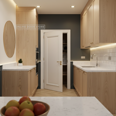 Deanta Blenheim White Primed FSC FD30 Fire Door