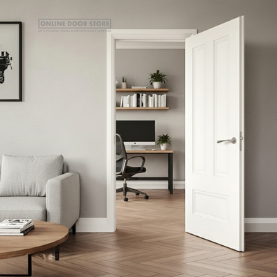 Deanta Canterbury White Primed Internal Door