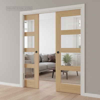 Deanta Coventry Prefinished Oak Internal Glazed Door