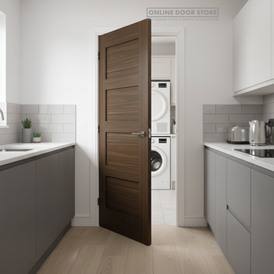 Deanta Coventry Prefinished Walnut FD30 Fire Door