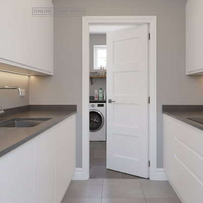 Deanta Coventry White Primed Internal Door