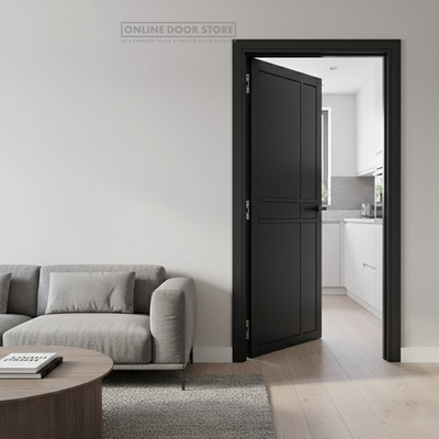 Deanta Dalston Pre-Finished Black Internal Door