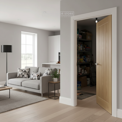 Deanta Ely Unfinished Oak Internal Door