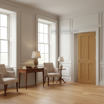 Deanta Eton Unfinished Oak Internal Door