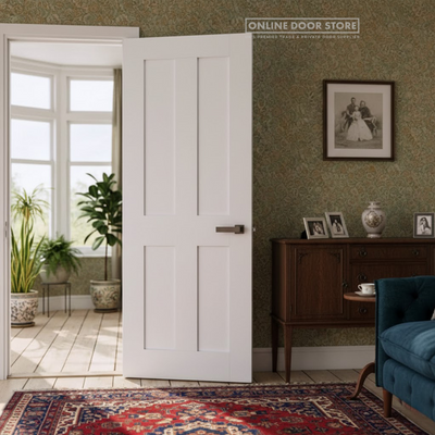 Deanta Eton White Primed FD30 Fire Door