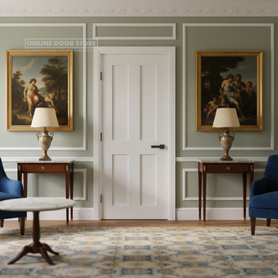 Deanta Eton White Primed Internal Door