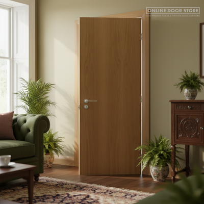 Deanta Flush Prefinished Oak FD60 Fire Door