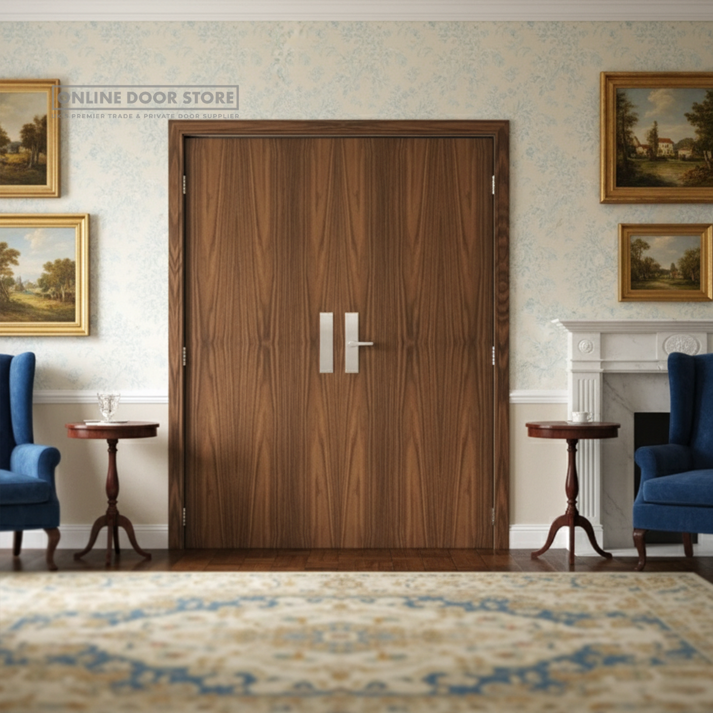 Deanta Flush Prefinished Walnut Internal Door