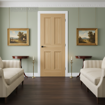 Deanta Kingston Unfinished Oak Internal Door