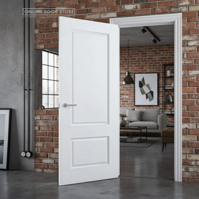 Deanta Madison White Primed Internal Door