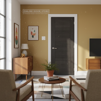 Deanta Montreal Dark Grey Ash FD30 Fire Door