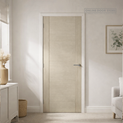 Deanta Montreal Light Grey Ash FD30 Fire Door