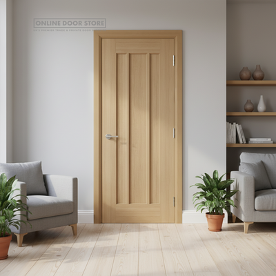 Deanta Norwich Unfinished Oak Internal Door
