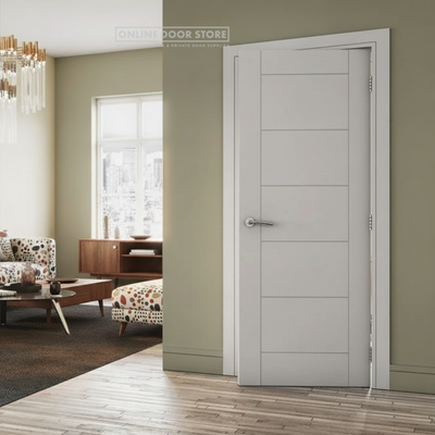 Deanta Seville White Primed FD30 Fire Door
