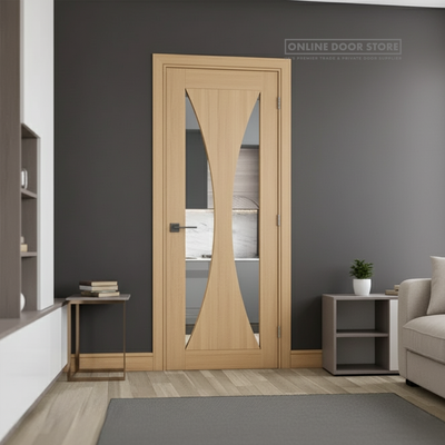Deanta Sorrento Prefinished Oak Internal Glazed Door