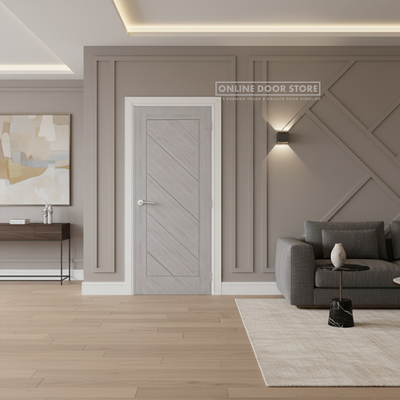 Deanta Torino Light Grey Ash Internal FD30 Fire Door