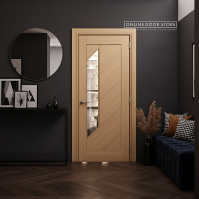 Deanta Torino Pre-Finished Oak Internal Glazed Door