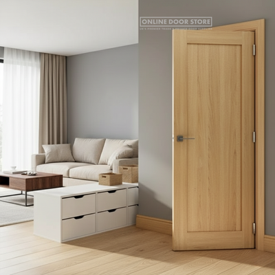 Deanta Walden Unfinished Oak Internal Door