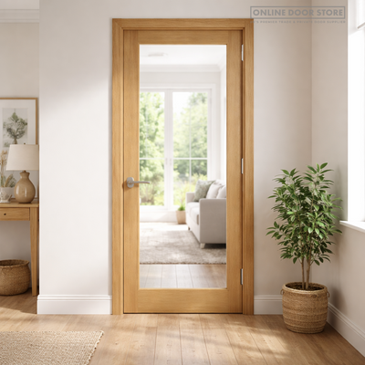 Deanta Walden Unfinished Oak Internal Glazed Door