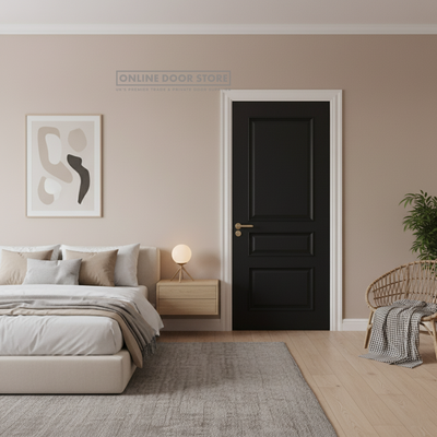 Deanta Windsor Black Prefinished FSC Internal Door