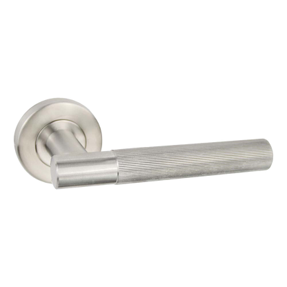 LPD Geneva Satin Stainless Steel Tone Handle Hardware Privacy Pack