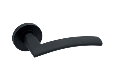 LPD Genoa Matt Black Handle Hardware Privacy Pack