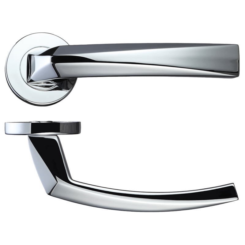 LPD Hercules Polished Chrome Tone Privacy Handle Hardware Pack
