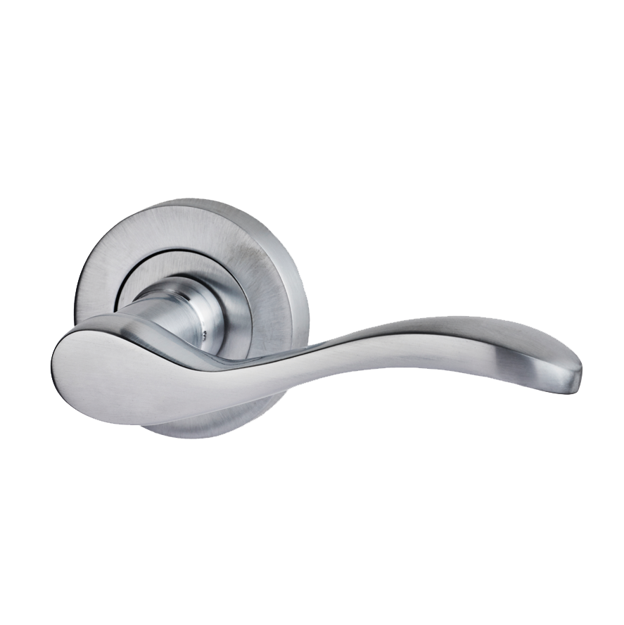 LPD Ironmongery Ariel Satin Chrome Tone Handle Hardware Pack
