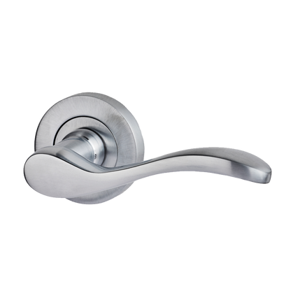 LPD Ironmongery Ariel Satin Chrome Tone Handle Hardware Pack