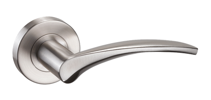 LPD Ironmongery Corvus Satin Chrome Tone Privacy Handle Hardware Pack