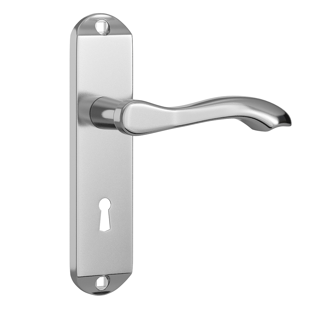 LPD External Polished Chrome Tone Handle Set