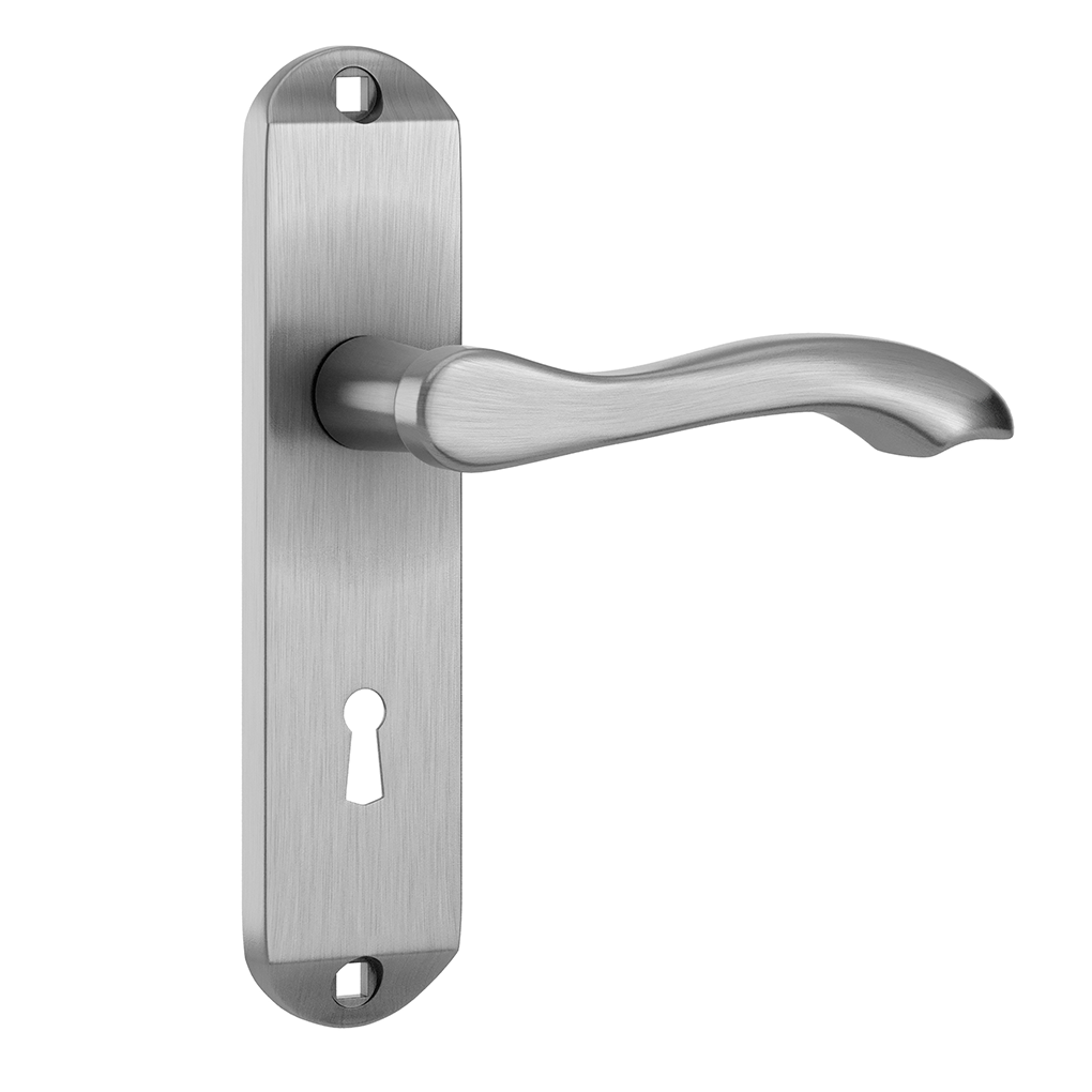 LPD External Satin Chrome Tone Handle Set