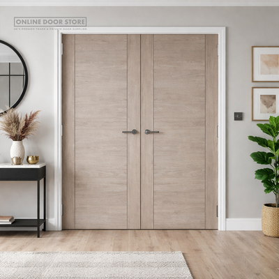 JB Kind Alabama Light Grey Laminated Internal Door