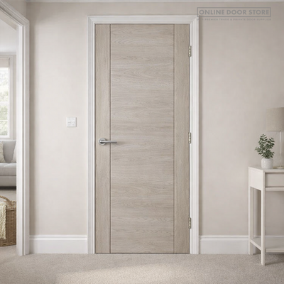 JB Kind Alabama Light Grey Laminated Internal Door
