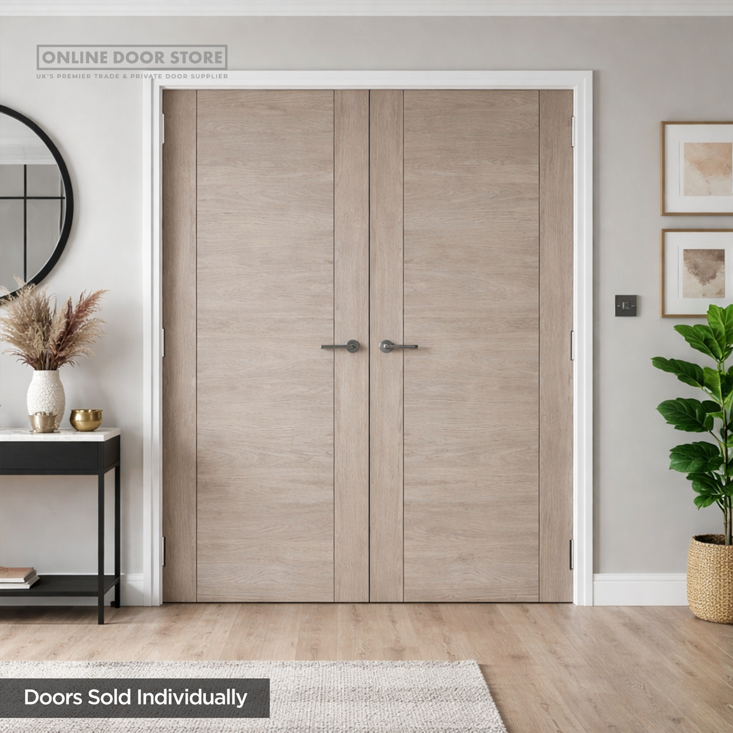 JB Kind Alabama Light Grey Laminated Internal Door