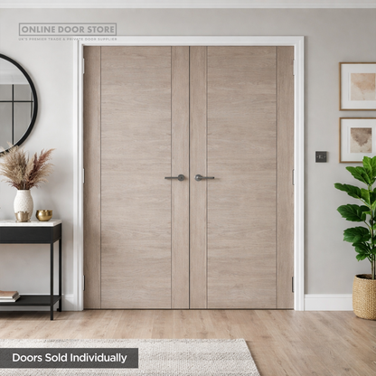 JB Kind Alabama Light Grey Laminated Internal Door