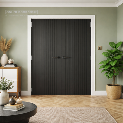 JB Kind Aria Black Laminated Internal FD30 Fire Door