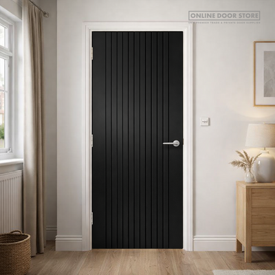 JB Kind Aria Black Laminated Internal FD30 Fire Door