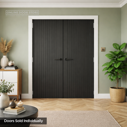 JB Kind Aria Black Laminated Internal FD30 Fire Door