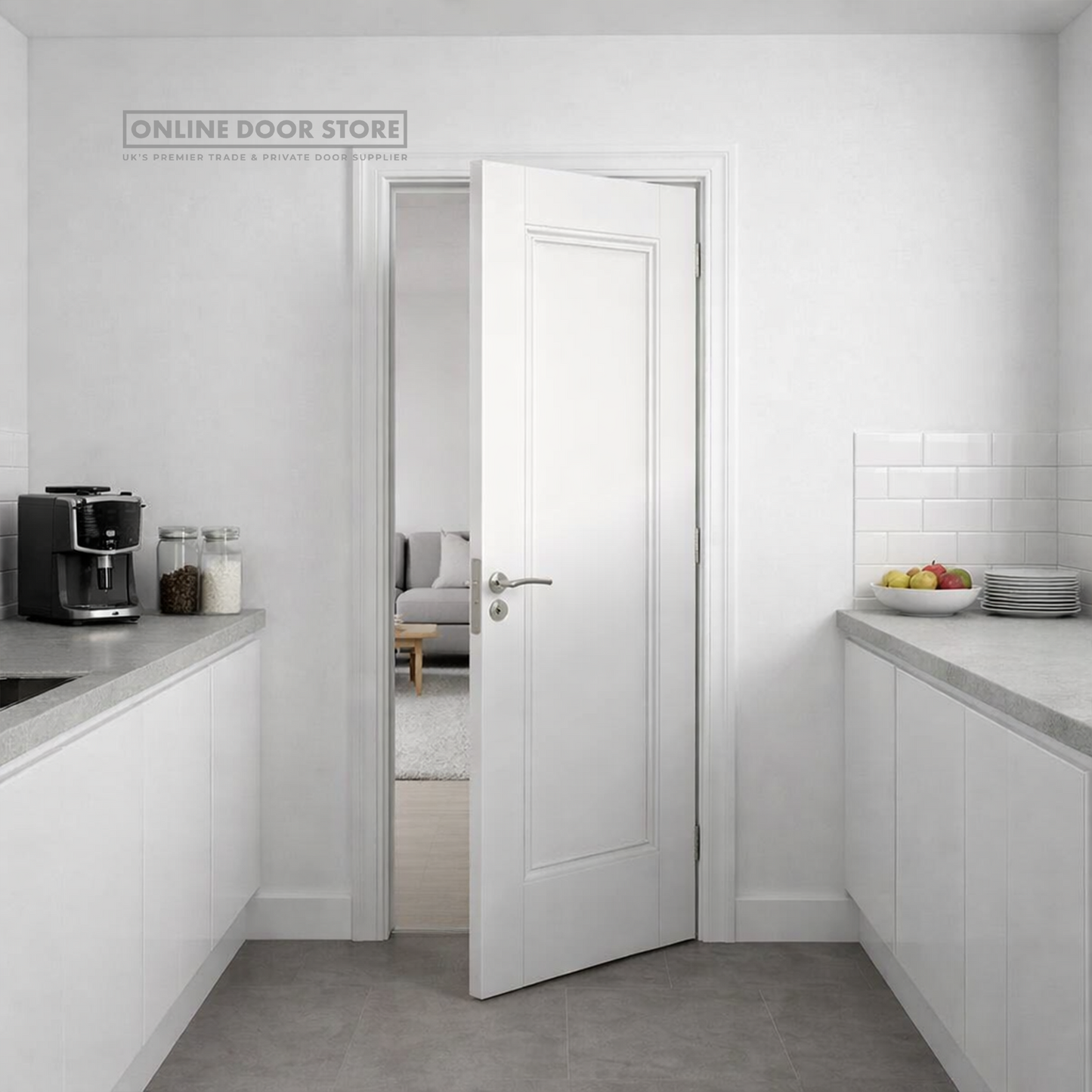 JB Kind Belton White Primed Internal FD30 Fire Door
