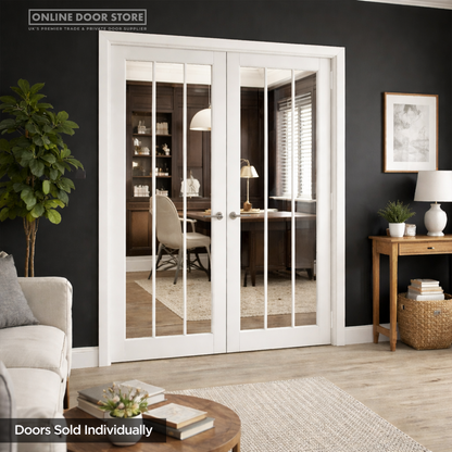 JB Kind City White Internal Glazed Door