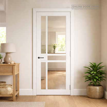 JB Kind City White Internal Glazed Door