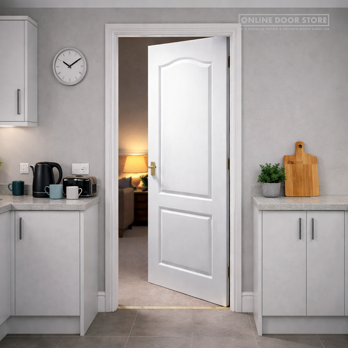 JB Kind Classique White Primed FD30 Fire Door